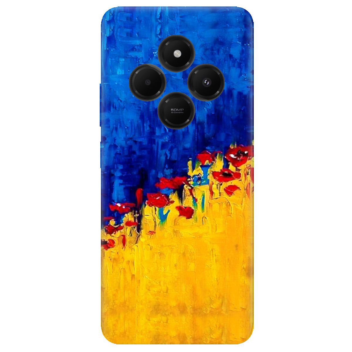 Чохол для Xiaomi Redmi 14C Маки - фото 1 - Чохли для телефонів