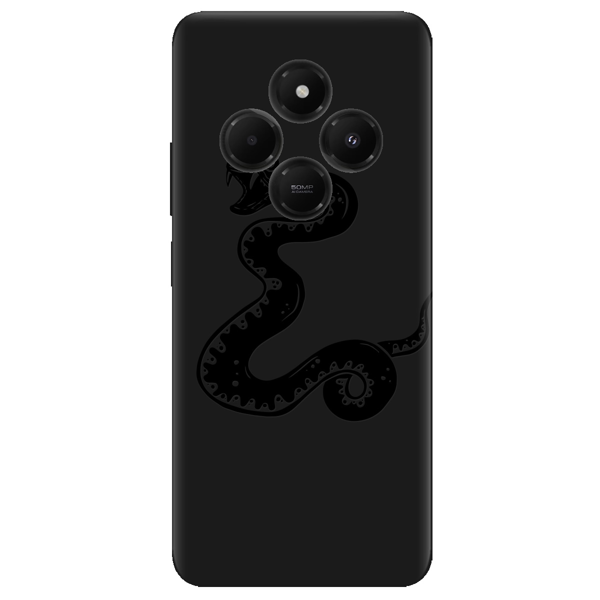 Чохол для Xiaomi Poco C75 чорний матовий soft touch Сobra - фото 1 - Чохли для телефонів