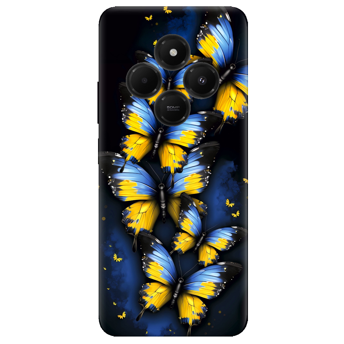 Чохол для Xiaomi Redmi 14C Метелики - фото 1 - Чохли для телефонів