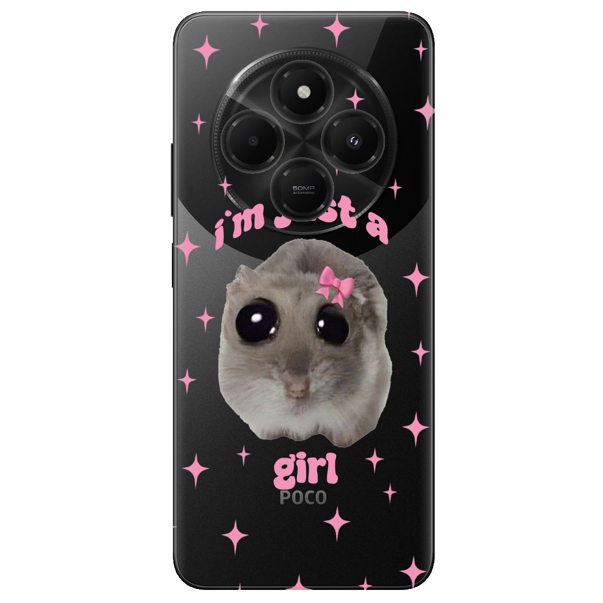 Чохол для Xiaomi Redmi 14C Just a girl - фото 1 Чохол для Xiaomi Redmi 14C Just a girl - фото 1 - Чохли для телефонів