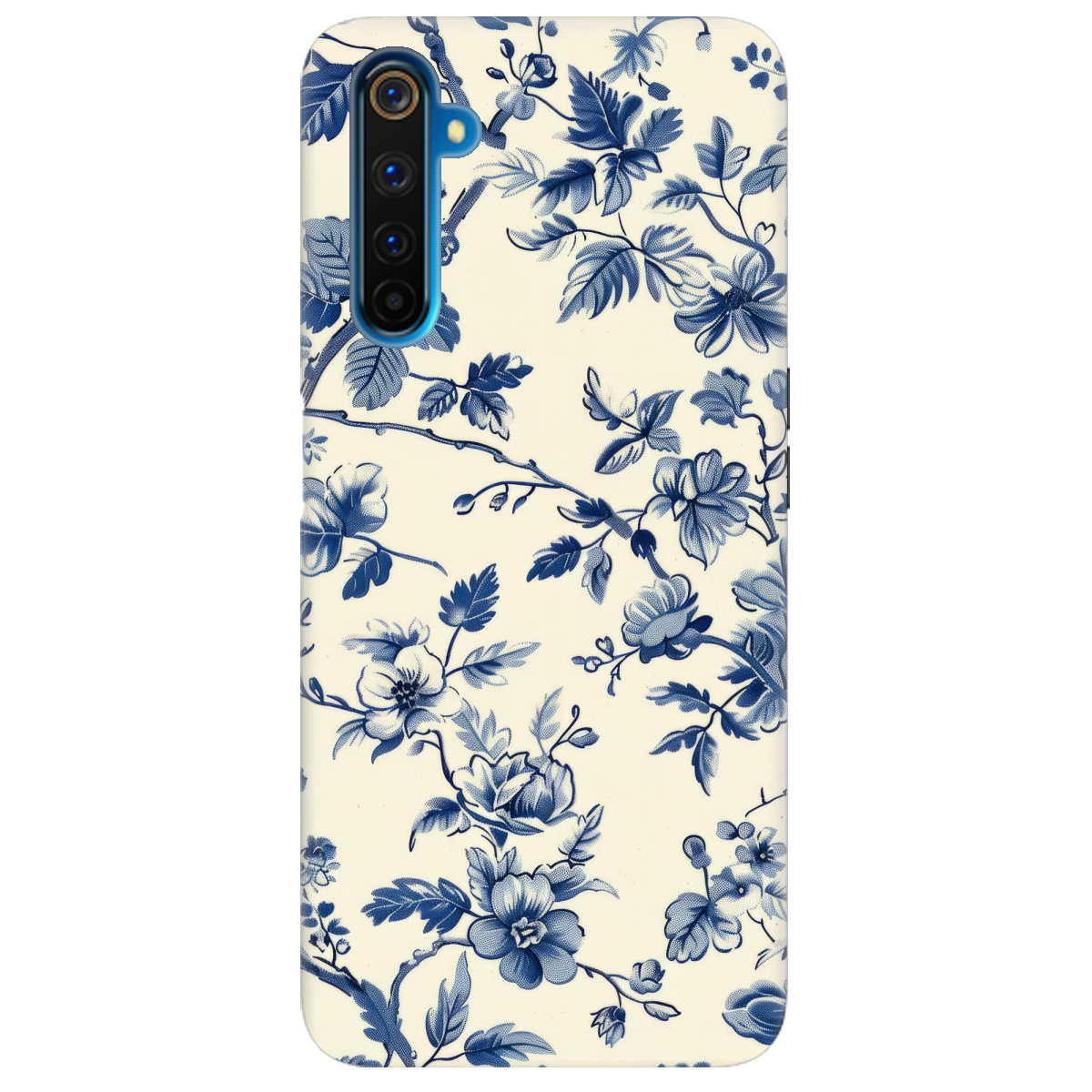 Чехол для Realme 6 Pro Blue Garden - фото 1 - Чехлы для телефонов