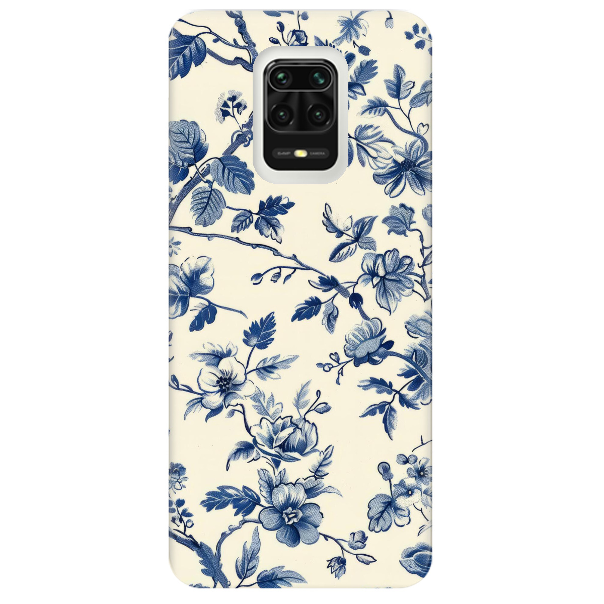 Чохол для Xiaomi Redmi Note 9 Pro Blue Garden - фото 1 Чохол для Xiaomi Redmi Note 9 Pro Blue Garden - фото 1 - Чохли для телефонів