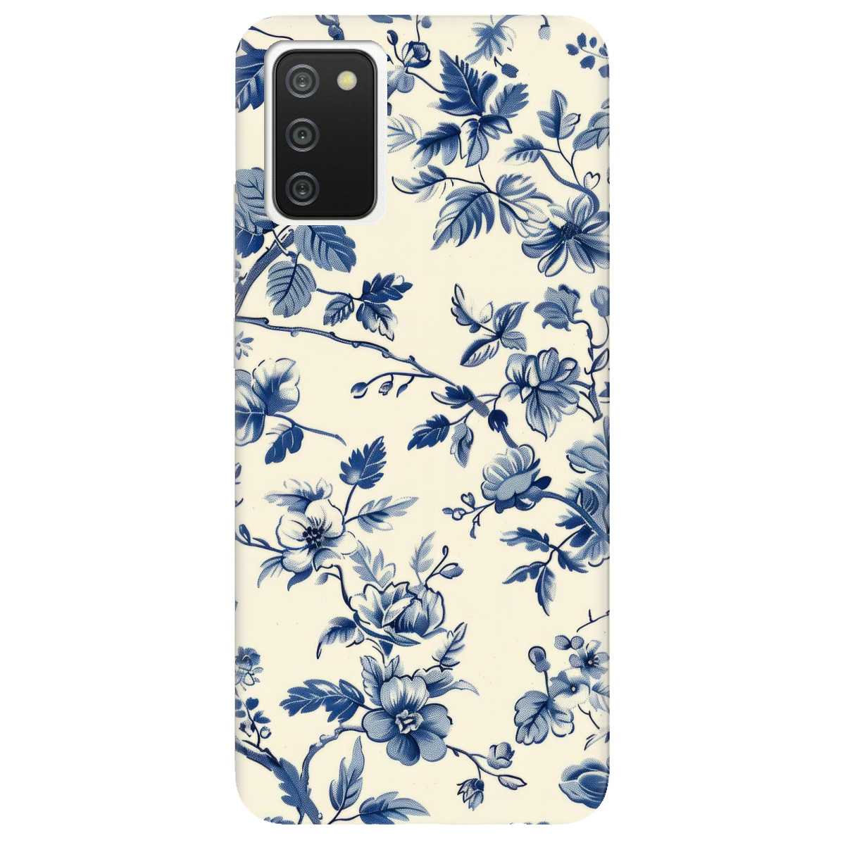 Чохол для Samsung Galaxy A02s Blue Garden - фото 1 Чохол для Samsung Galaxy A02s Blue Garden - фото 1 - Чохли для телефонів