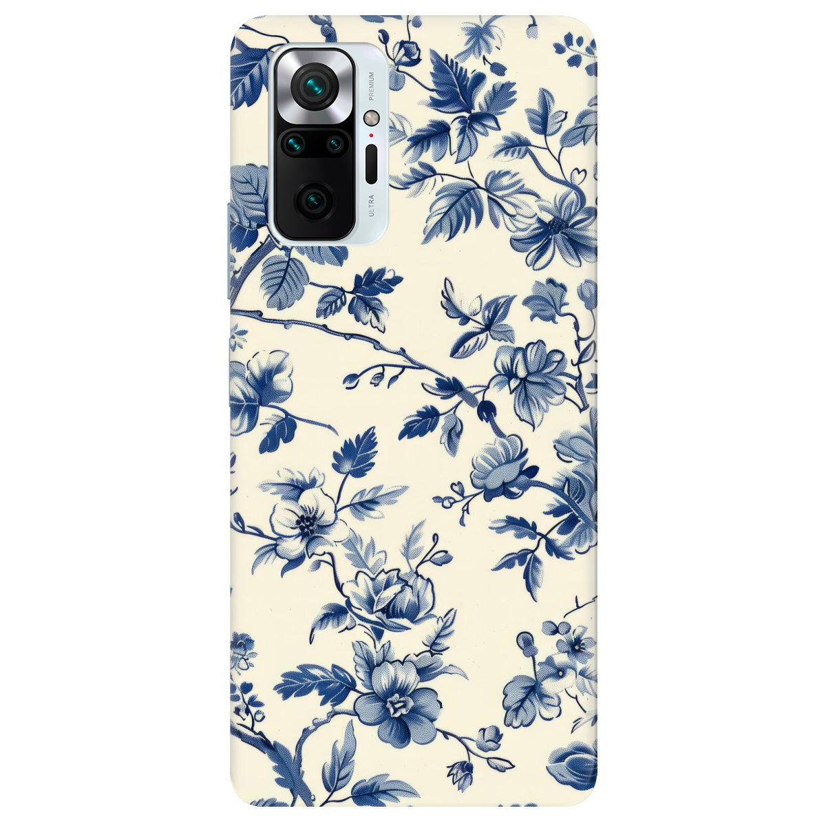 Чехол для Xiaomi Redmi Note 10 Pro Blue Garden - фото 1 Чехол для Xiaomi Redmi Note 10 Pro Blue Garden - фото 1 - Чехлы для телефонов