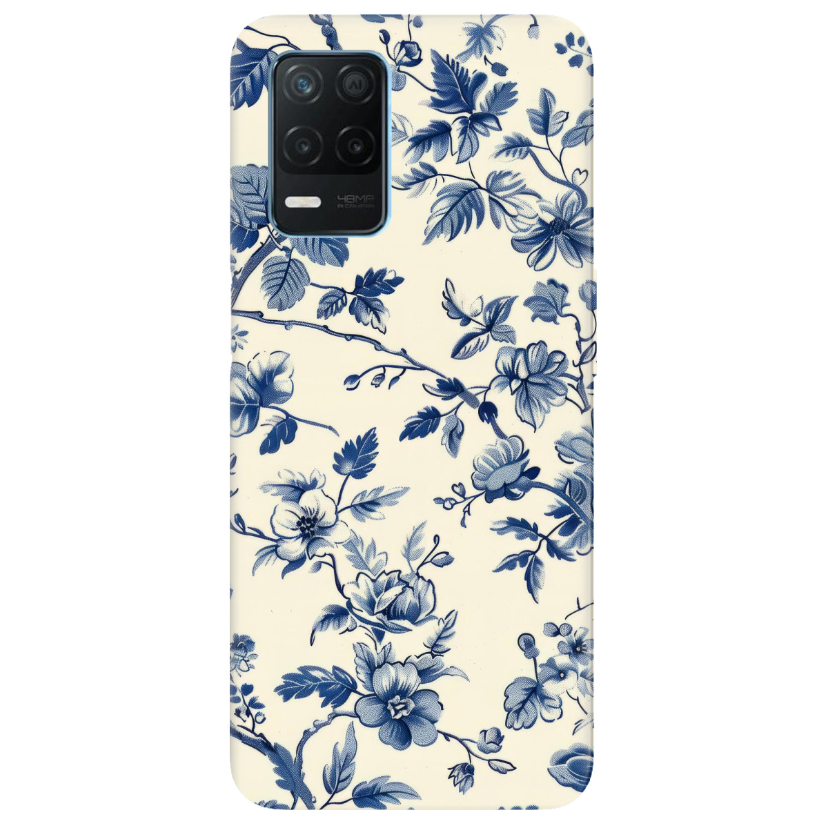 Чехол для Realme 8 4G Blue Garden - фото 1 - Чехлы для телефонов