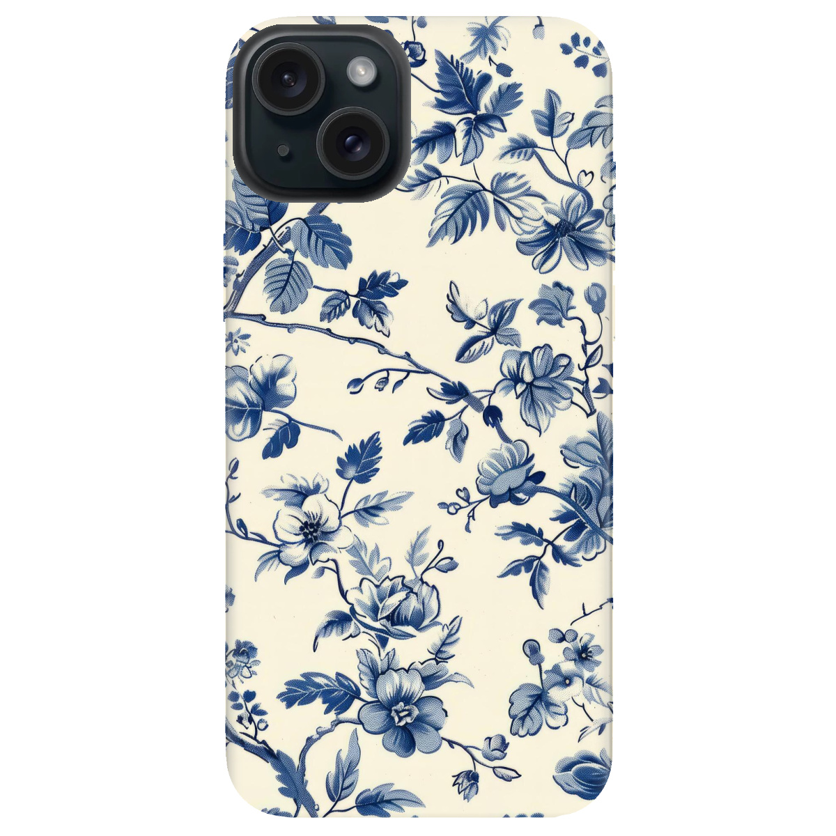 Чехол для Apple iPhone 15 Plus Blue Garden - фото 1 - Чехлы для телефонов