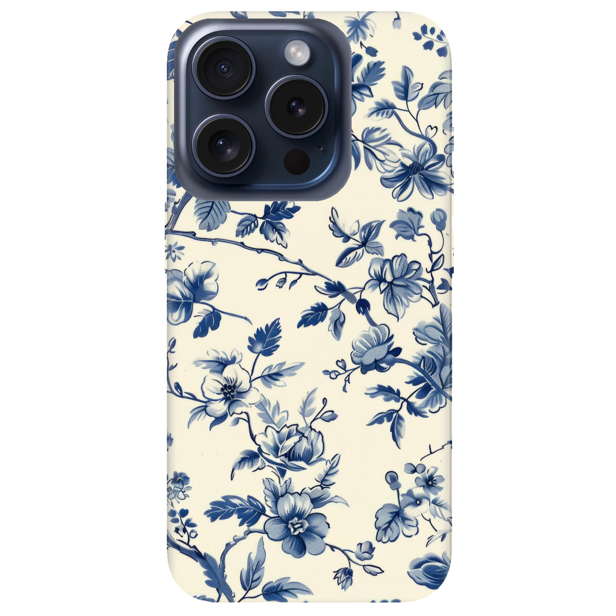 Чехол для Apple iPhone 15 Pro Max Blue Garden - фото 1 Чехол для Apple iPhone 15 Pro Max Blue Garden - фото 1 - Чехлы для телефонов