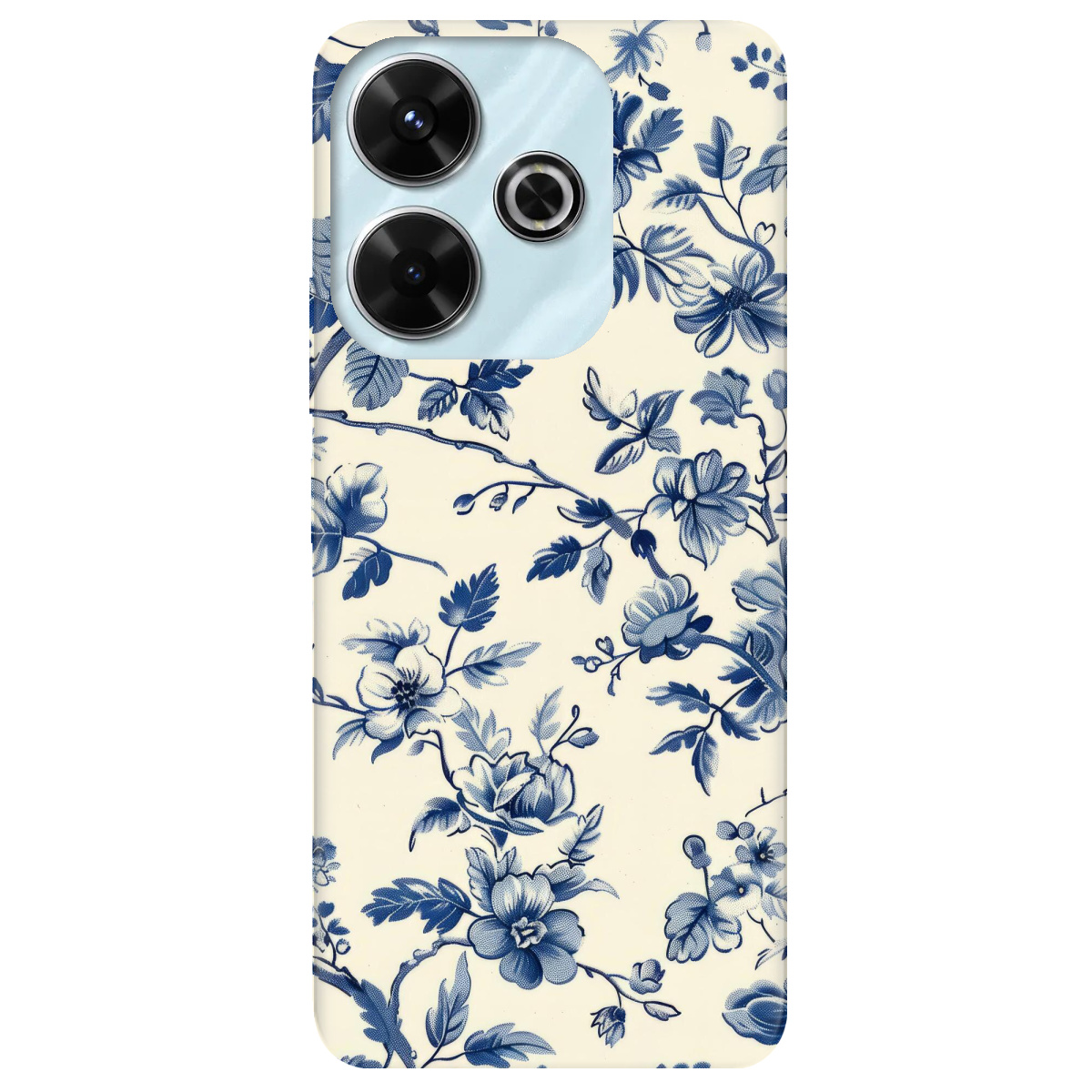 Чехол для Xiaomi Poco M6 4G Blue Garden - фото 1 Чехол для Xiaomi Poco M6 4G Blue Garden - фото 1 - Чехлы для телефонов