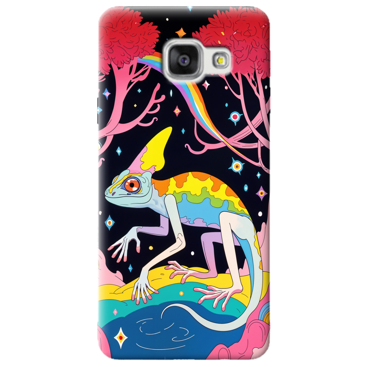 Чехол для Samsung Galaxy A3 2016 Cosmic Chameleon - фото 1 Чехол для Samsung Galaxy A3 2016 Cosmic Chameleon - фото 1 - Чехлы для телефонов
