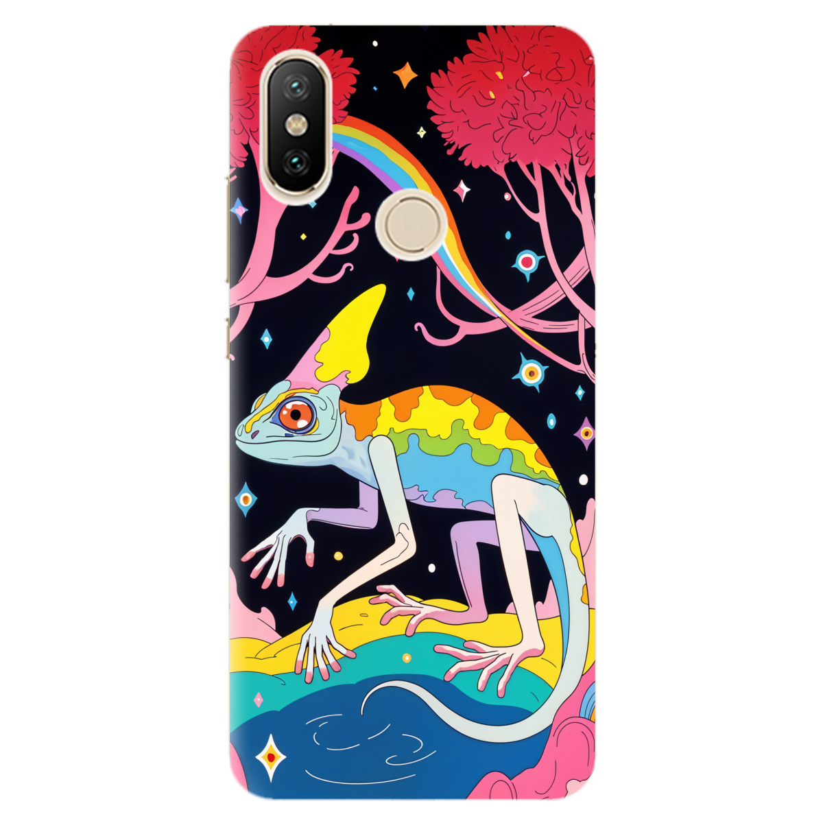 Чохол для Xiaomi Mi A2 Lite Cosmic Chameleon - фото 1 Чохол для Xiaomi Mi A2 Lite Cosmic Chameleon - фото 1 - Чохли для телефонів