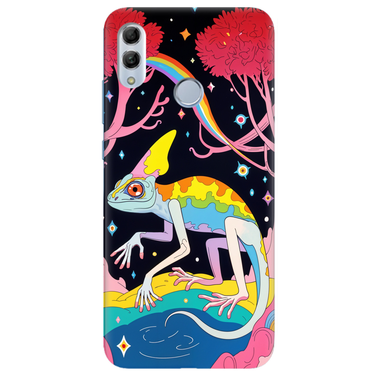 Чехол для Huawei Honor 10 Lite Cosmic Chameleon - фото 1 Чехол для Huawei Honor 10 Lite Cosmic Chameleon - фото 1 - Чехлы для телефонов