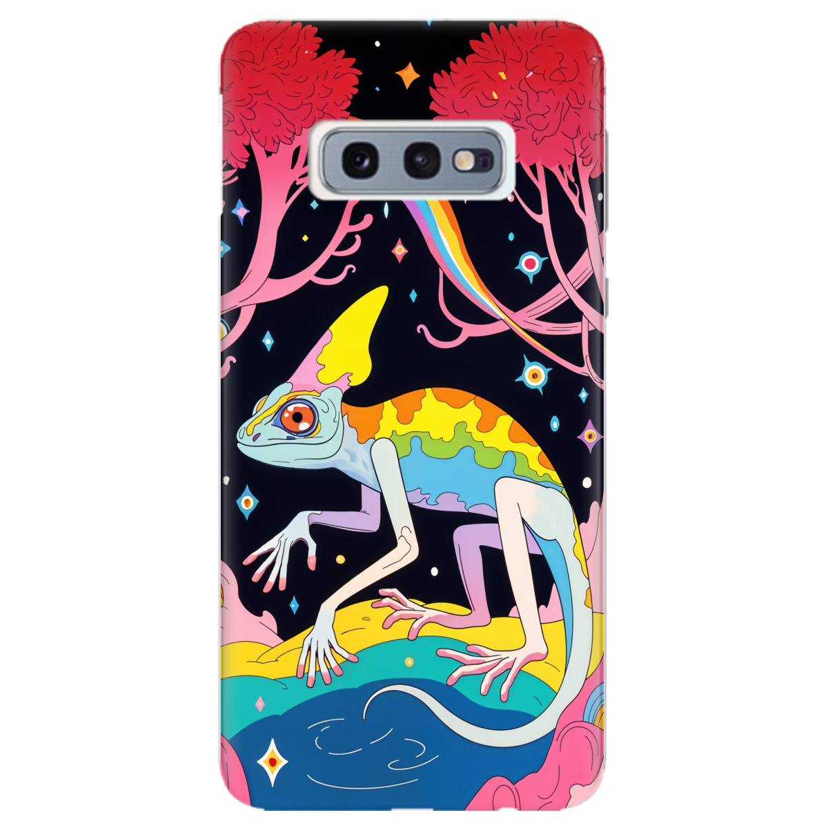 Чехол для Samsung Galaxy S10e Cosmic Chameleon - фото 1 Чехол для Samsung Galaxy S10e Cosmic Chameleon - фото 1 - Чехлы для телефонов