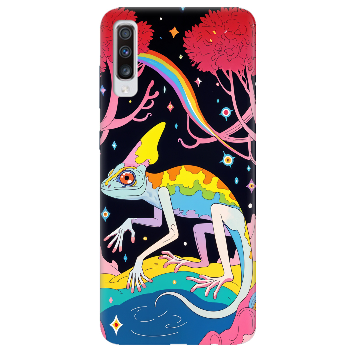 Чохол для Samsung Galaxy A70 Cosmic Chameleon - фото 1 - Чохли для телефонів