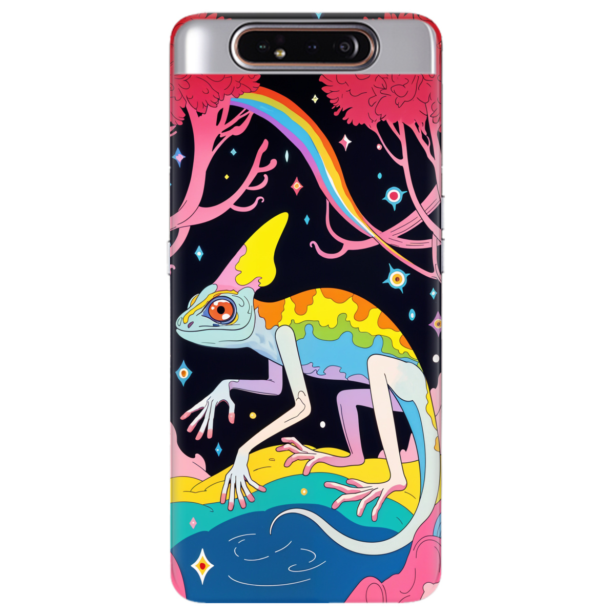 Чехол для Samsung Galaxy A80 Cosmic Chameleon - фото 1 - Чехлы для телефонов