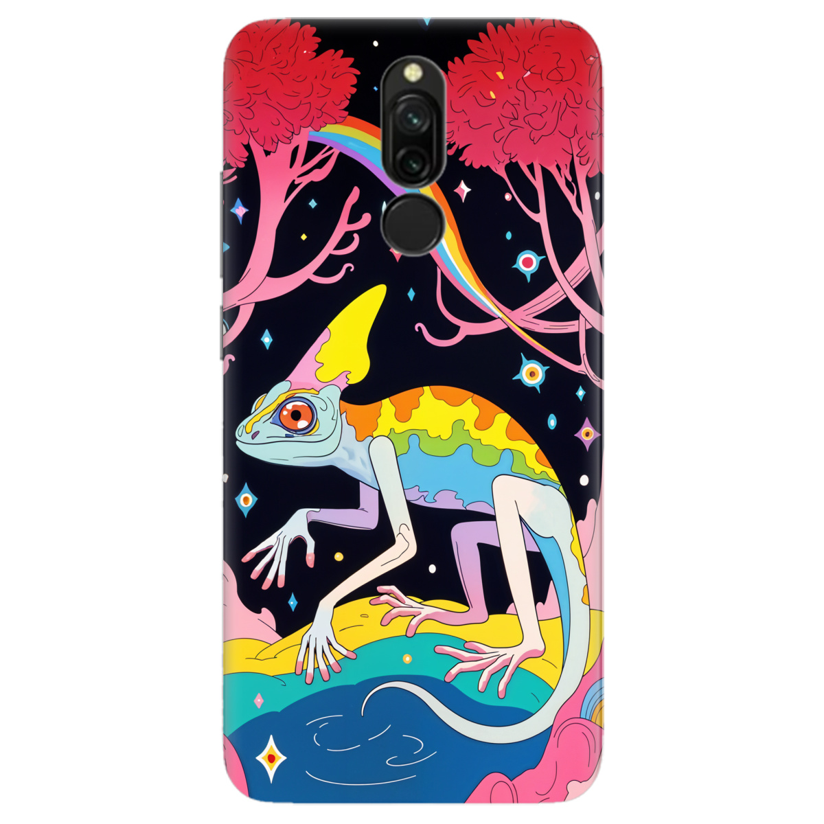 Чохол для Xiaomi Redmi 8 Cosmic Chameleon - фото 1 - Чохли для телефонів