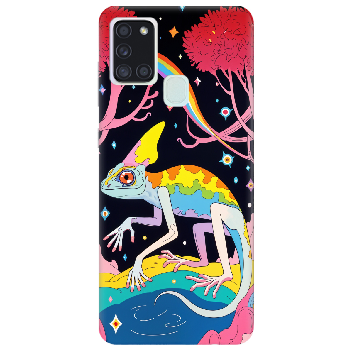 Чохол для Samsung Galaxy A21s Cosmic Chameleon - фото 1 - Чохли для телефонів