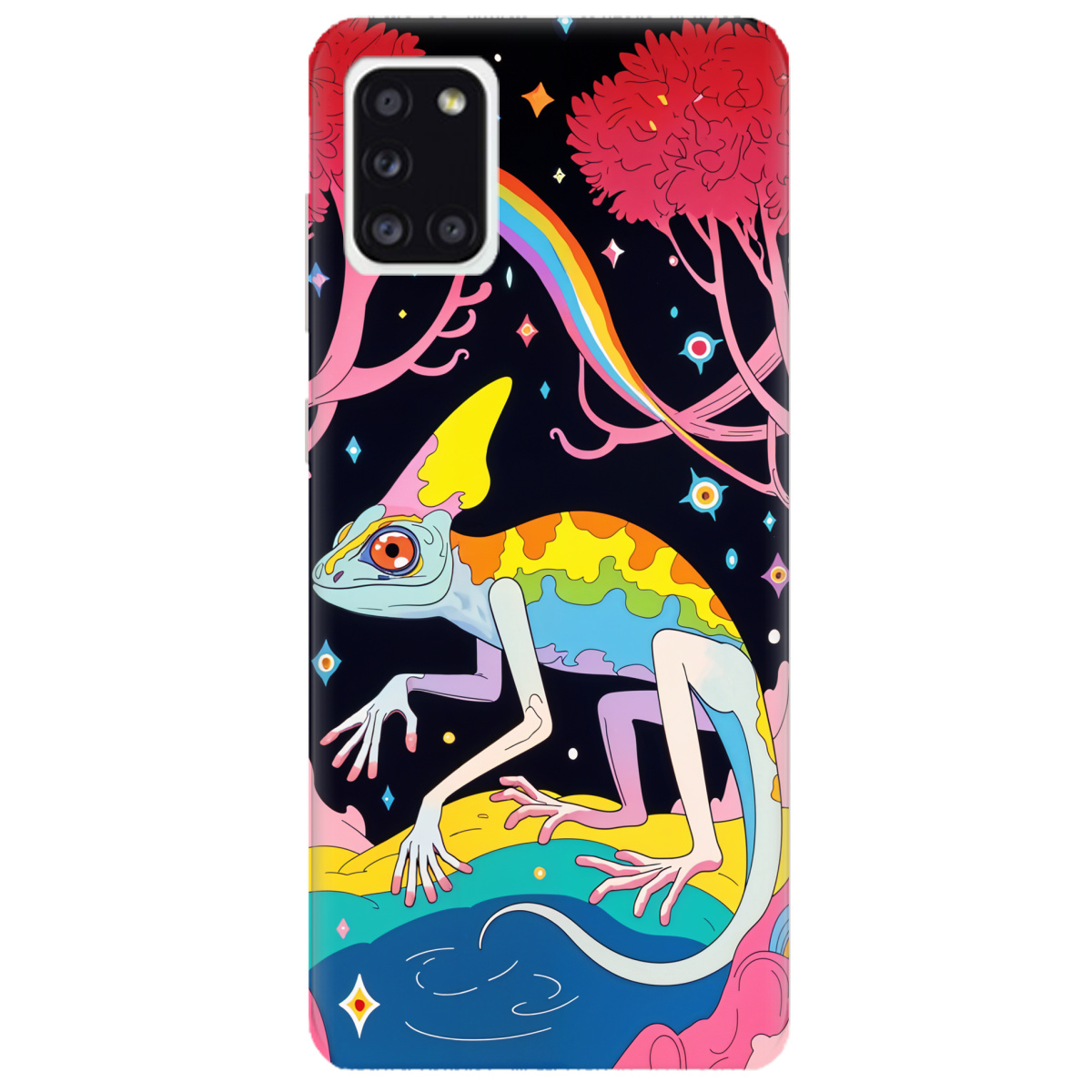 Чехол для Samsung Galaxy A31 Cosmic Chameleon - фото 1 - Чехлы для телефонов