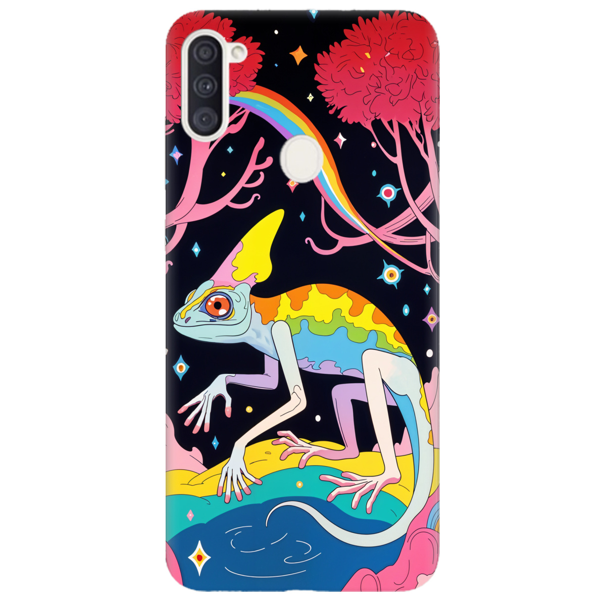 Чехол для Samsung Galaxy A11 Cosmic Chameleon - фото 1 - Чехлы для телефонов