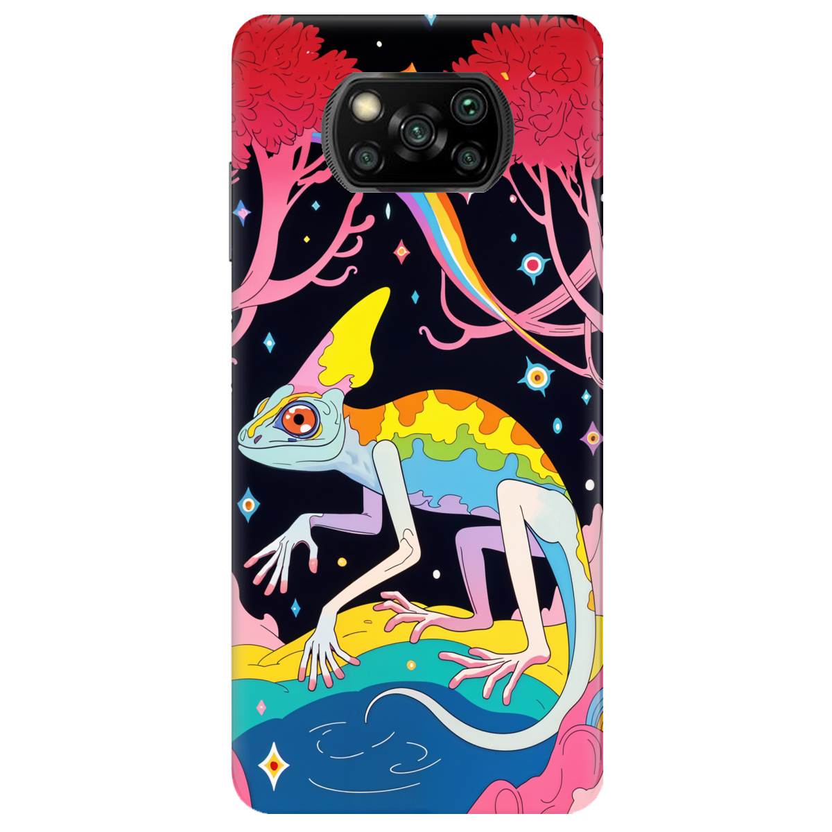 Чехол для Xiaomi Poco X3 Cosmic Chameleon - фото 1 - Чехлы для телефонов