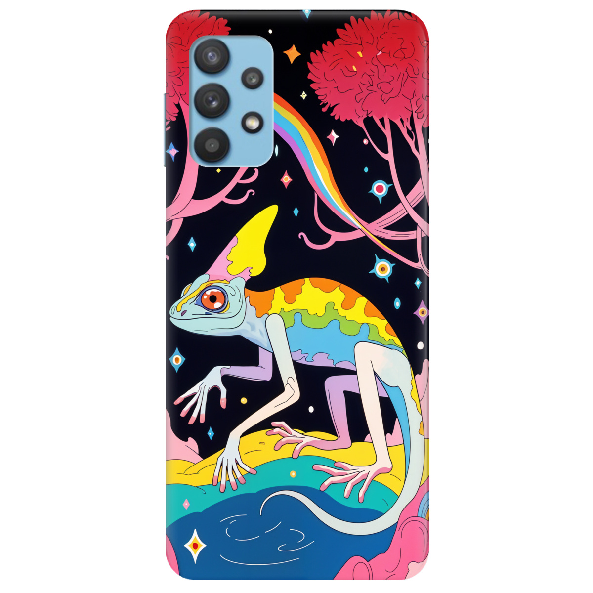 Чехол для Samsung Galaxy A32 4G Cosmic Chameleon - фото 1 Чехол для Samsung Galaxy A32 4G Cosmic Chameleon - фото 1 - Чехлы для телефонов
