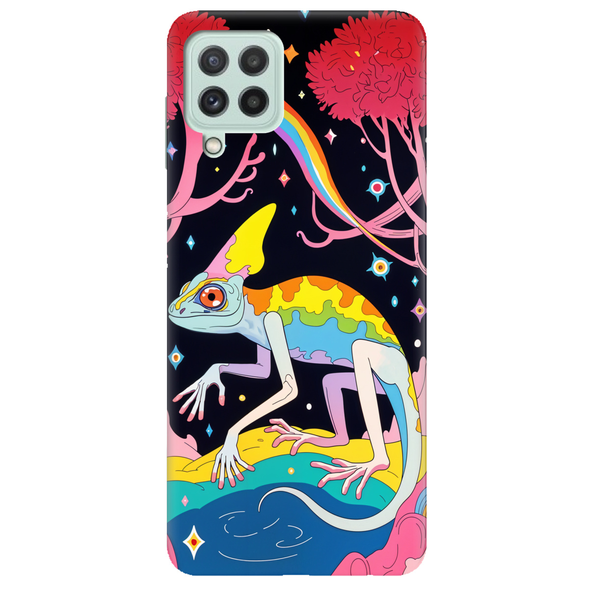 Чехол для Samsung Galaxy A22 4G Cosmic Chameleon - фото 1 - Чехлы для телефонов