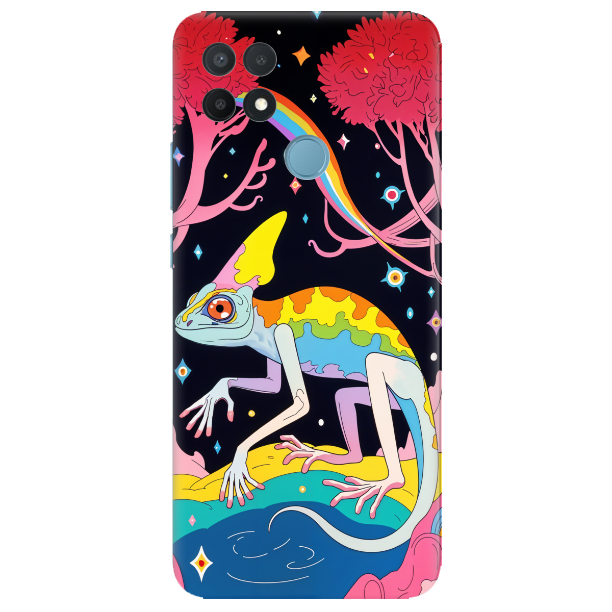 Чехол для Oppo A15s/ A15 Cosmic Chameleon - фото 1 Чехол для Oppo A15s/ A15 Cosmic Chameleon - фото 1 - Чехлы для телефонов