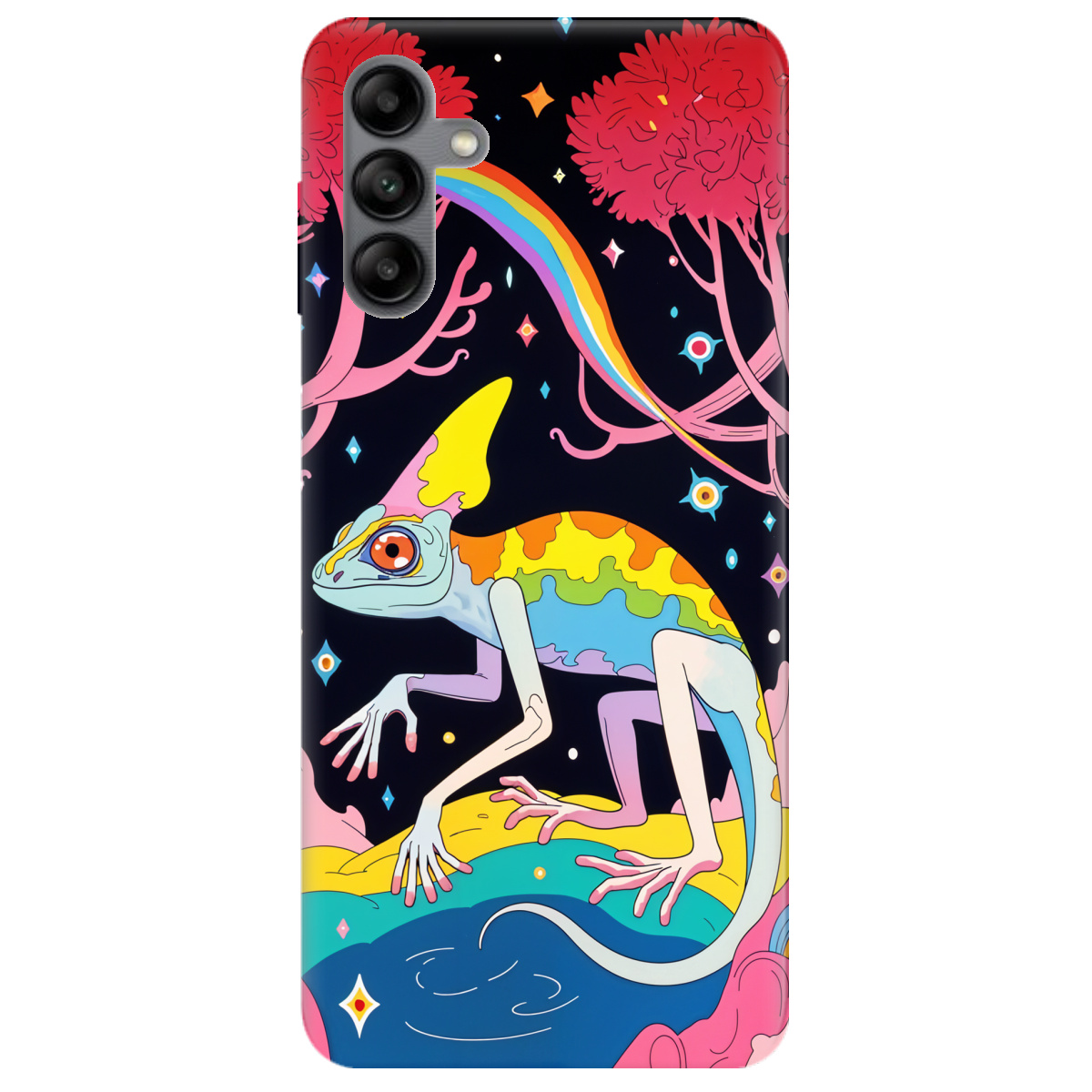 Чехол для Samsung Galaxy A04s Cosmic Chameleon - фото 1 Чехол для Samsung Galaxy A04s Cosmic Chameleon - фото 1 - Чехлы для телефонов