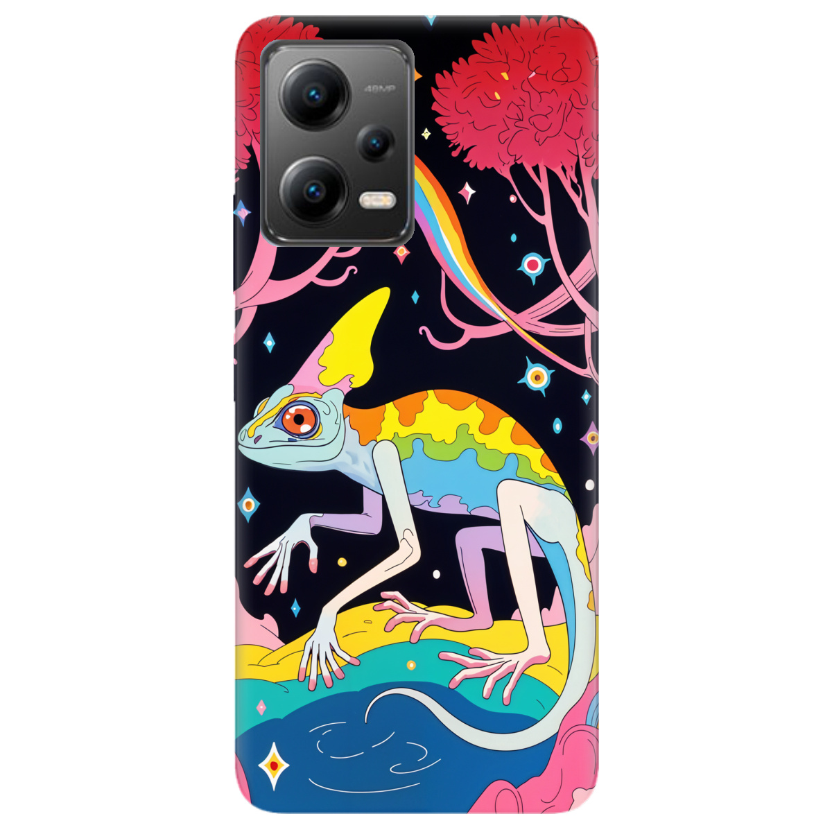 Чохол для Xiaomi Poco X5 5G Cosmic Chameleon - фото 1 Чохол для Xiaomi Poco X5 5G Cosmic Chameleon - фото 1 - Чохли для телефонів