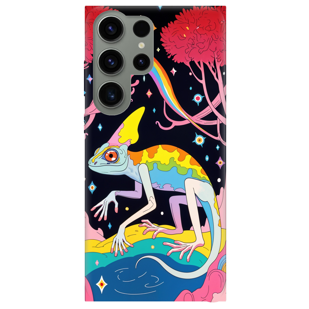 Чехол для Samsung Galaxy S23 Ultra Cosmic Chameleon - фото 1 Чехол для Samsung Galaxy S23 Ultra Cosmic Chameleon - фото 1 - Чехлы для телефонов