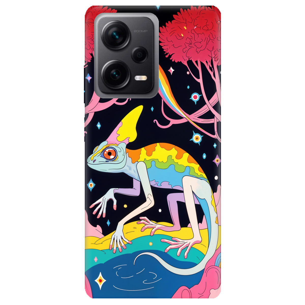 Чехол для Xiaomi Redmi Note 12 Pro + 5G Cosmic Chameleon - фото 1 Чехол для Xiaomi Redmi Note 12 Pro + 5G Cosmic Chameleon - фото 1 - Чехлы для телефонов