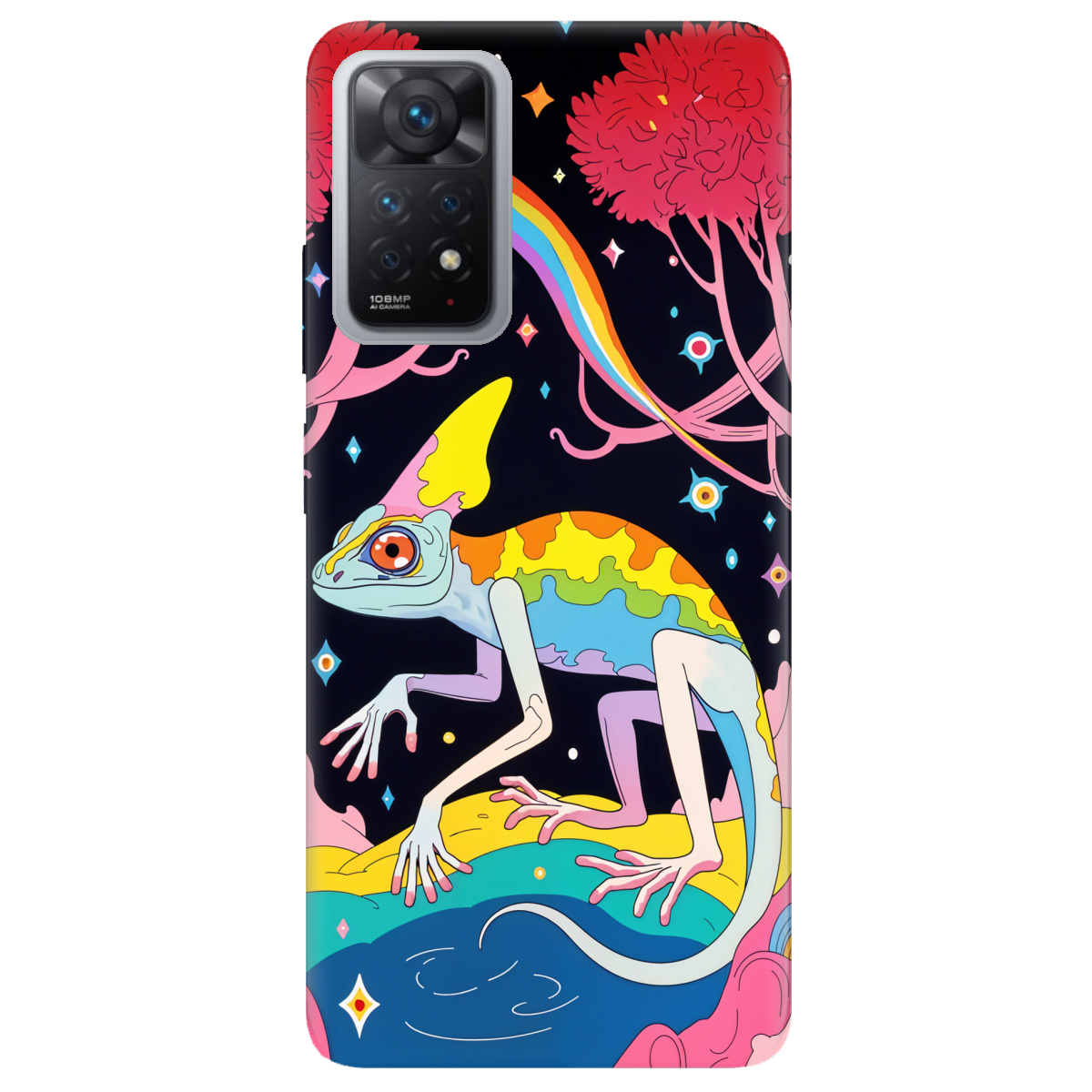 Чехол для Xiaomi Redmi Note 12 Pro 4G Cosmic Chameleon - фото 1 Чехол для Xiaomi Redmi Note 12 Pro 4G Cosmic Chameleon - фото 1 - Чехлы для телефонов