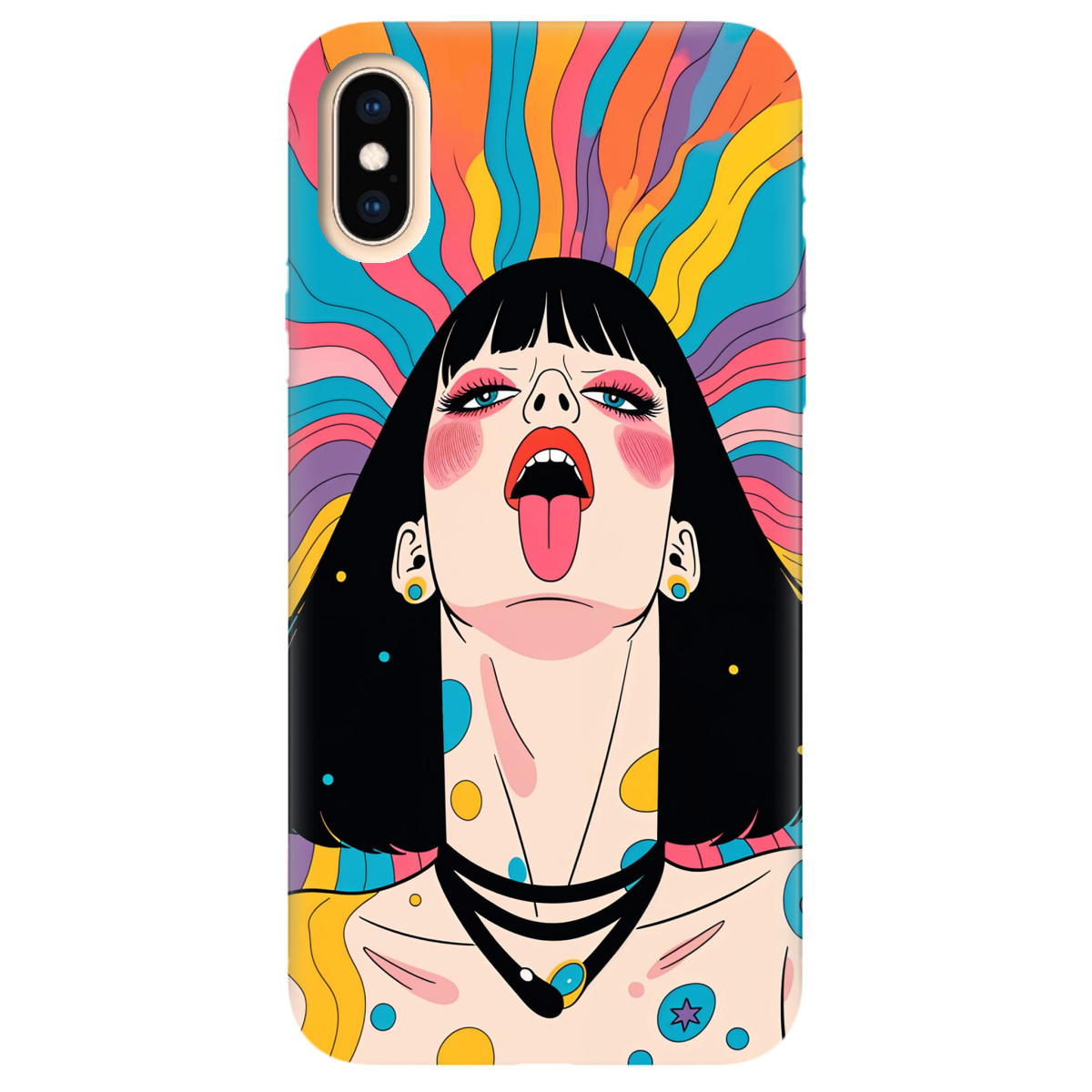 Чехол для Apple iPhone X Cosmic Serenade - фото 1 - Чехлы для телефонов