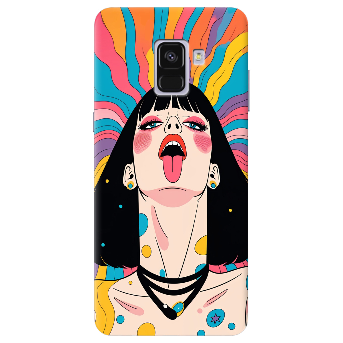 Чохол для Samsung Galaxy A8 2018 Cosmic Serenade - фото 1 - Чохли для телефонів