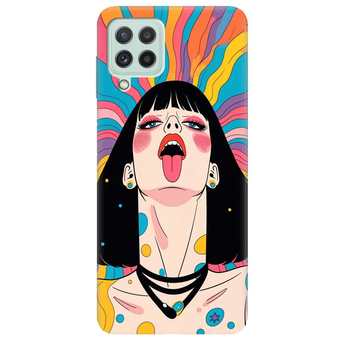 Чехол для Samsung Galaxy A22 4G Cosmic Serenade - фото 1 - Чехлы для телефонов