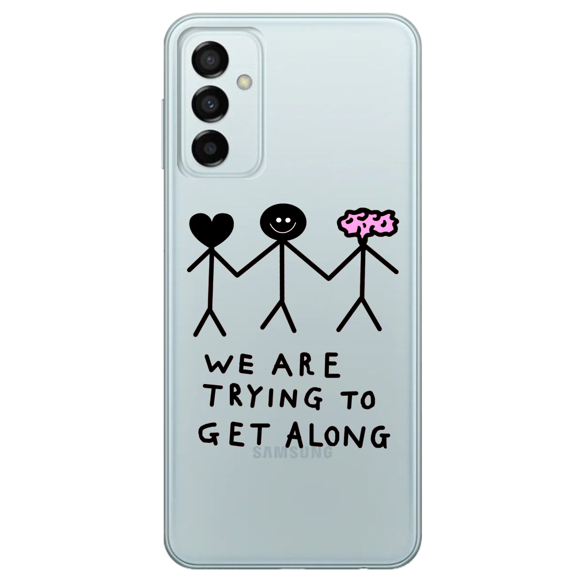 Чохол для Samsung Galaxy M13 4G We are trying - фото 1 - Чохли для телефонів