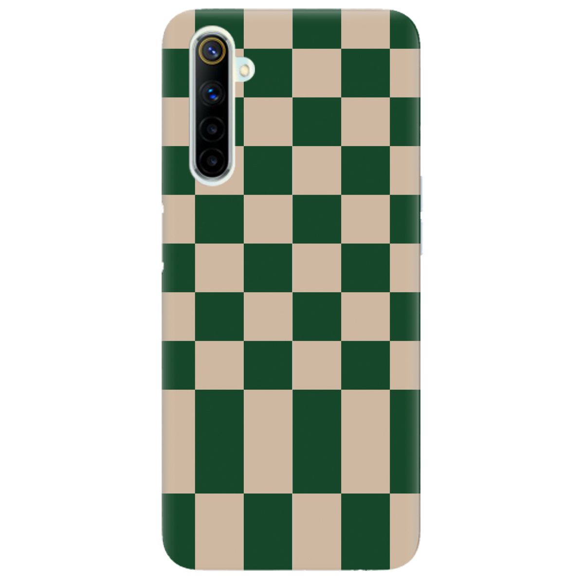 Чохол для Realme 6 Green chess - фото 1 - Чохли для телефонів