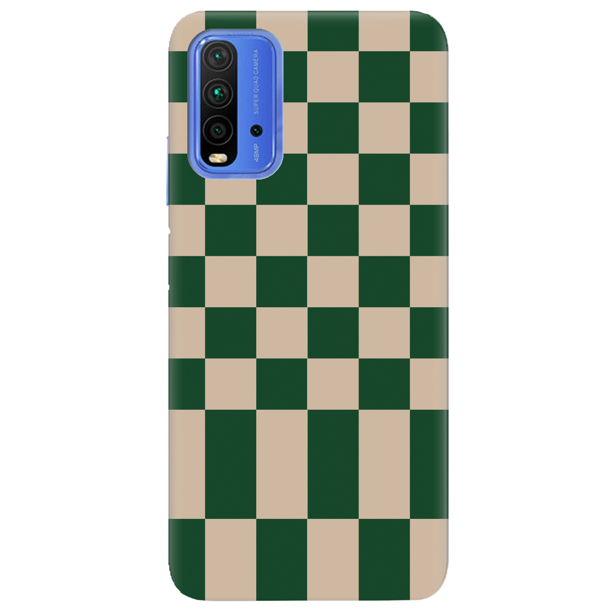 Чехол для Xiaomi Redmi 9T Green chess - фото 1 Чехол для Xiaomi Redmi 9T Green chess - фото 1 - Чехлы для телефонов