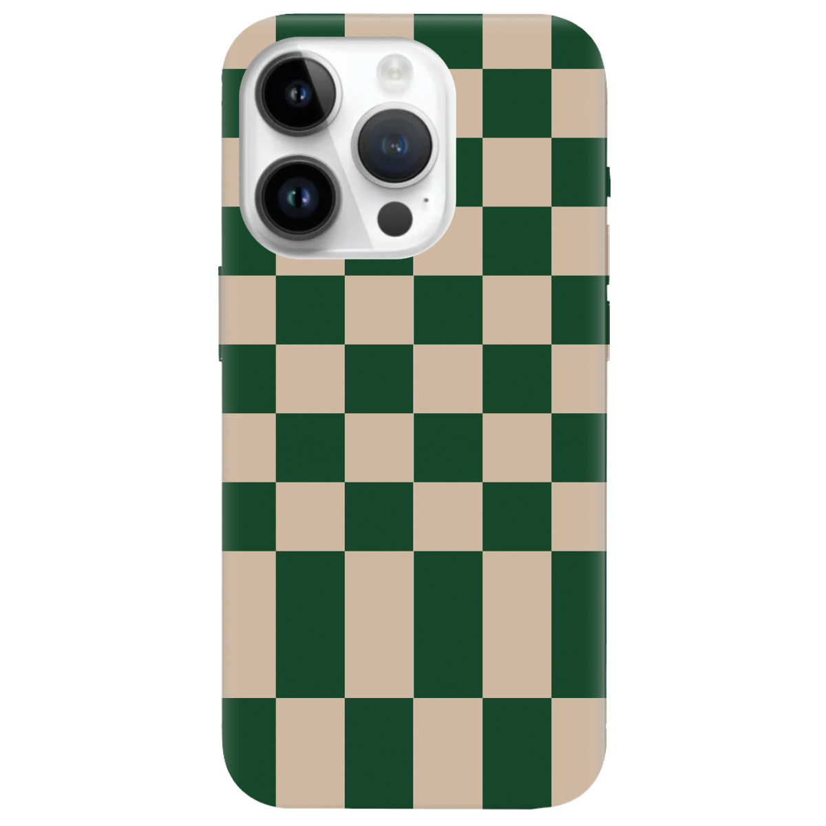 Чохол для Apple iPhone 14 Pro Green chess - фото 1 - Чохли для телефонів