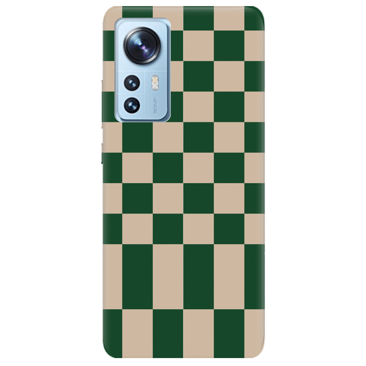 Чехол для Xiaomi 12X Green chess - фото 1 - Чехлы для телефонов
