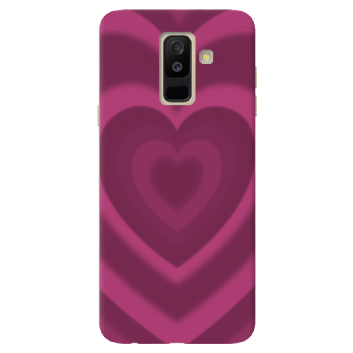 Чохол для Samsung Galaxy A6 Plus 2018 Pink Heart - фото 1 - Чохли для телефонів