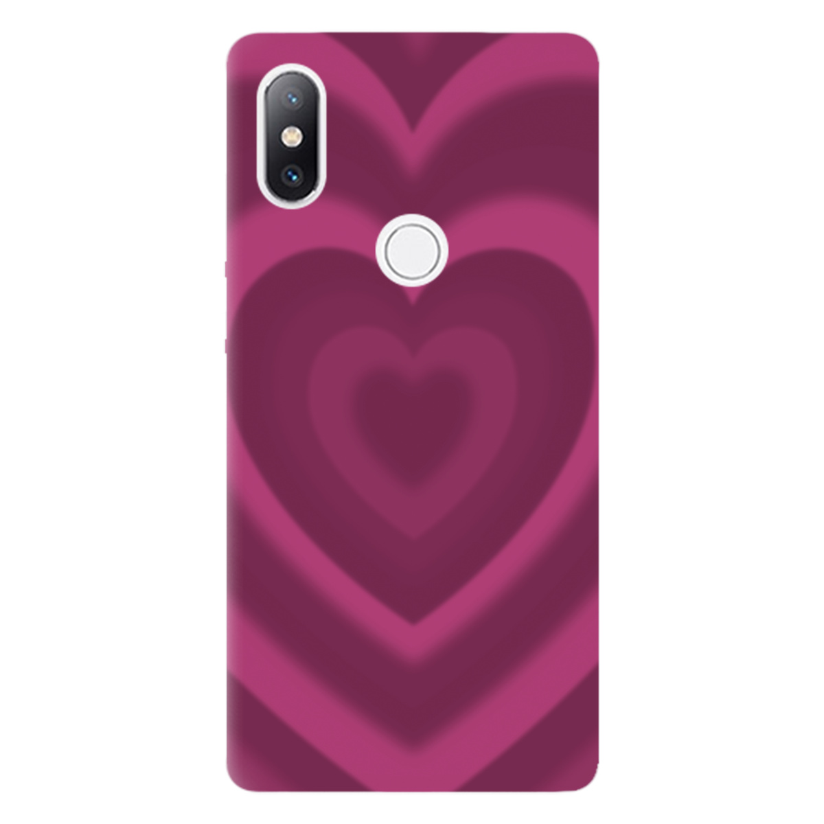 Чехол для Xiaomi Mi Mix 2S Pink Heart - фото 1 - Чехлы для телефонов