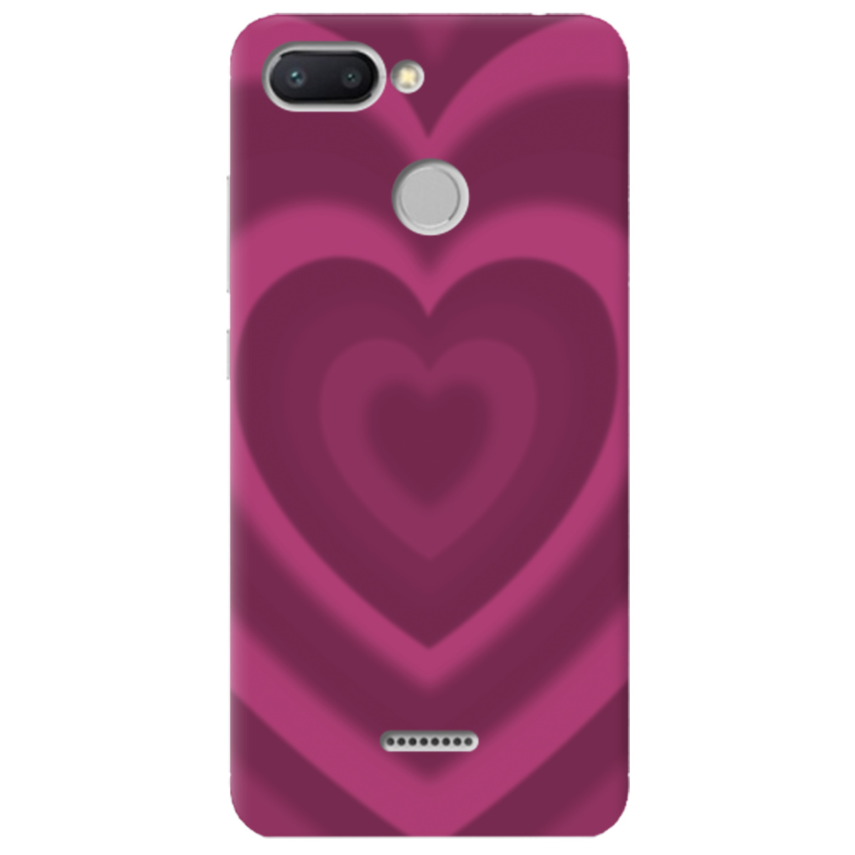 Чехол для Xiaomi Redmi 6 Pink Heart - фото 1 - Чехлы для телефонов