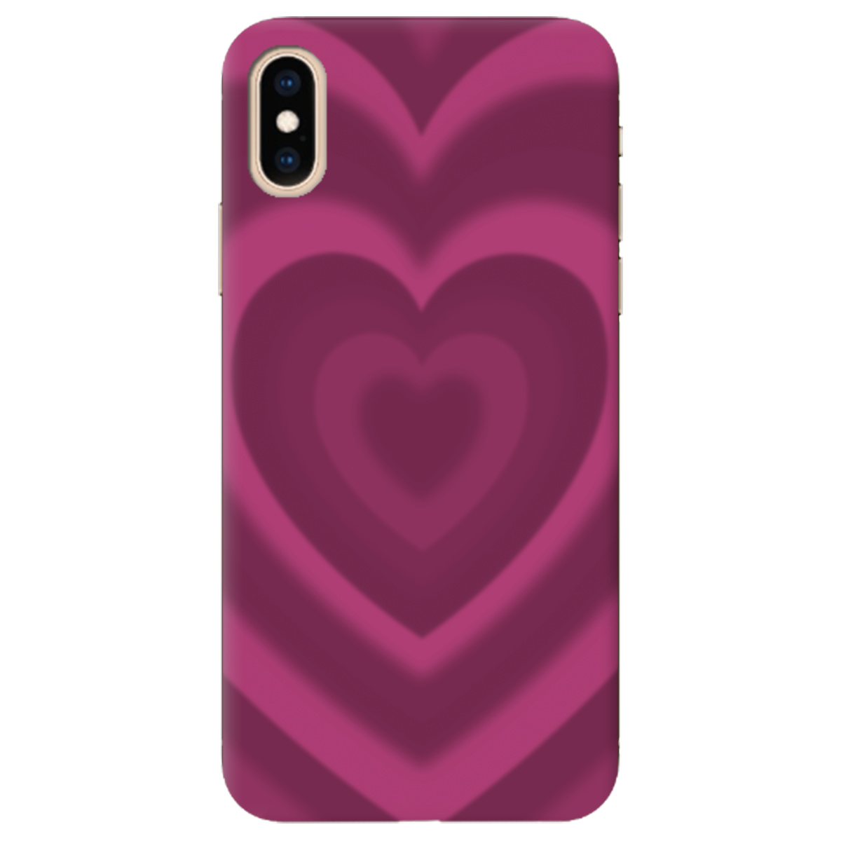 Чехол для Apple iPhone XS Pink Heart - фото 1 - Чехлы для телефонов