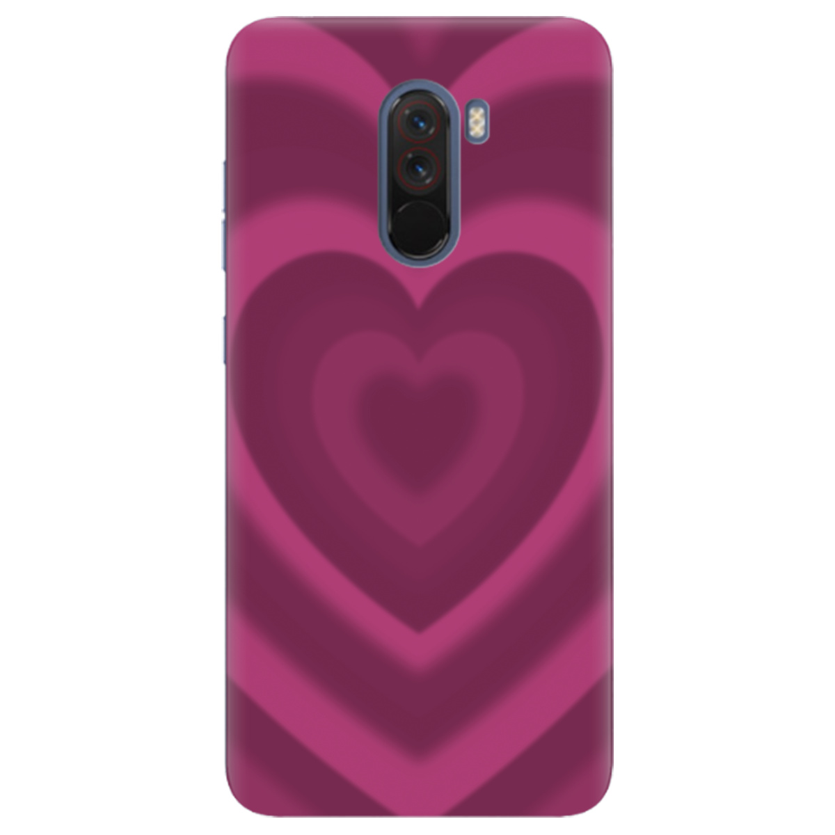 Чехол для Xiaomi Pocophone F1 Pink Heart - фото 1 - Чехлы для телефонов