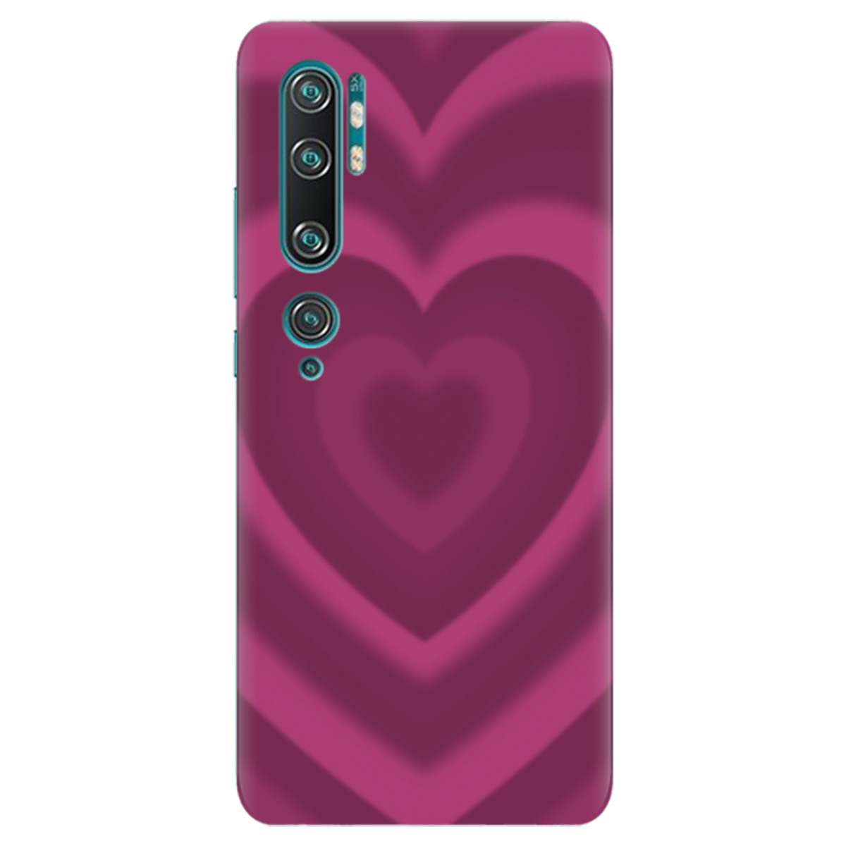 Чохол для Xiaomi Mi Note 10 Pink Heart - фото 1 - Чохли для телефонів