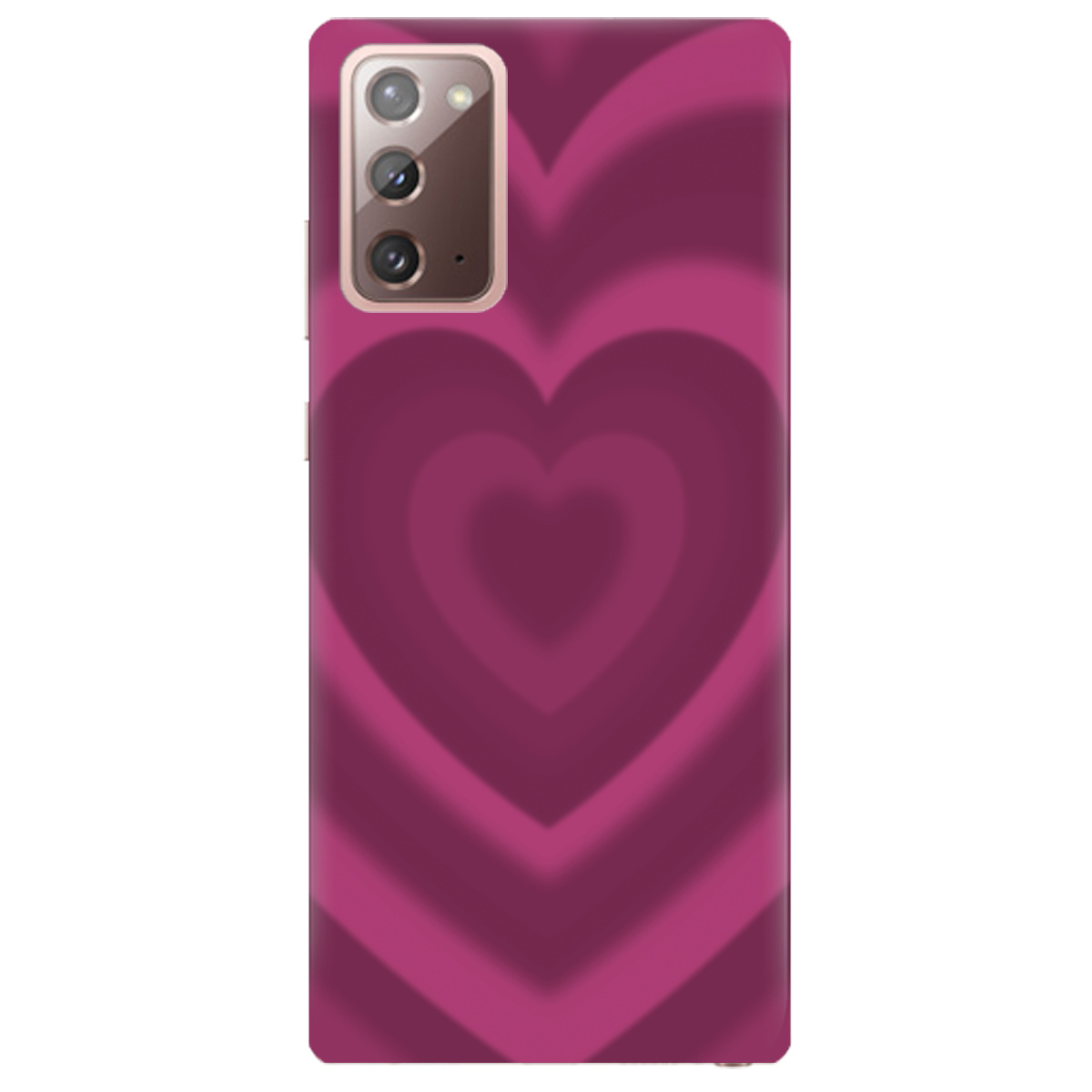 Чохол для Samsung Galaxy Note 20 Pink Heart - фото 1 - Чохли для телефонів