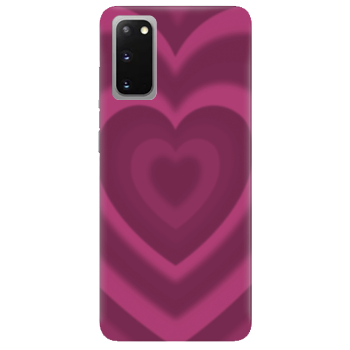 Чехол для Samsung Galaxy S20 Pink Heart - фото 1 - Чехлы для телефонов