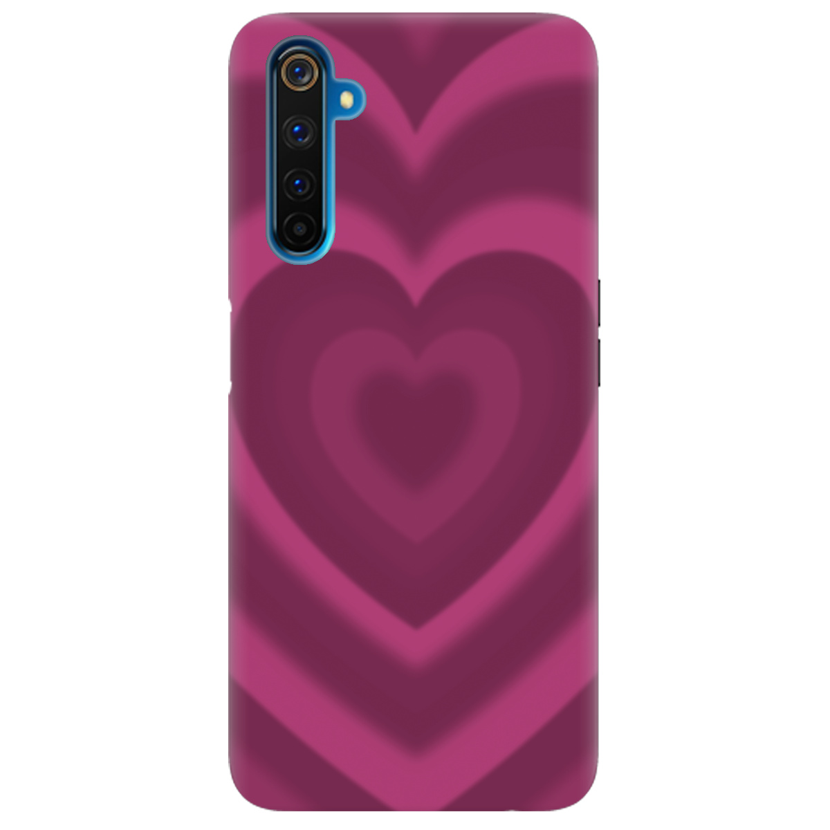 Чохол для Realme 6 Pro Pink Heart - фото 1 - Чохли для телефонів