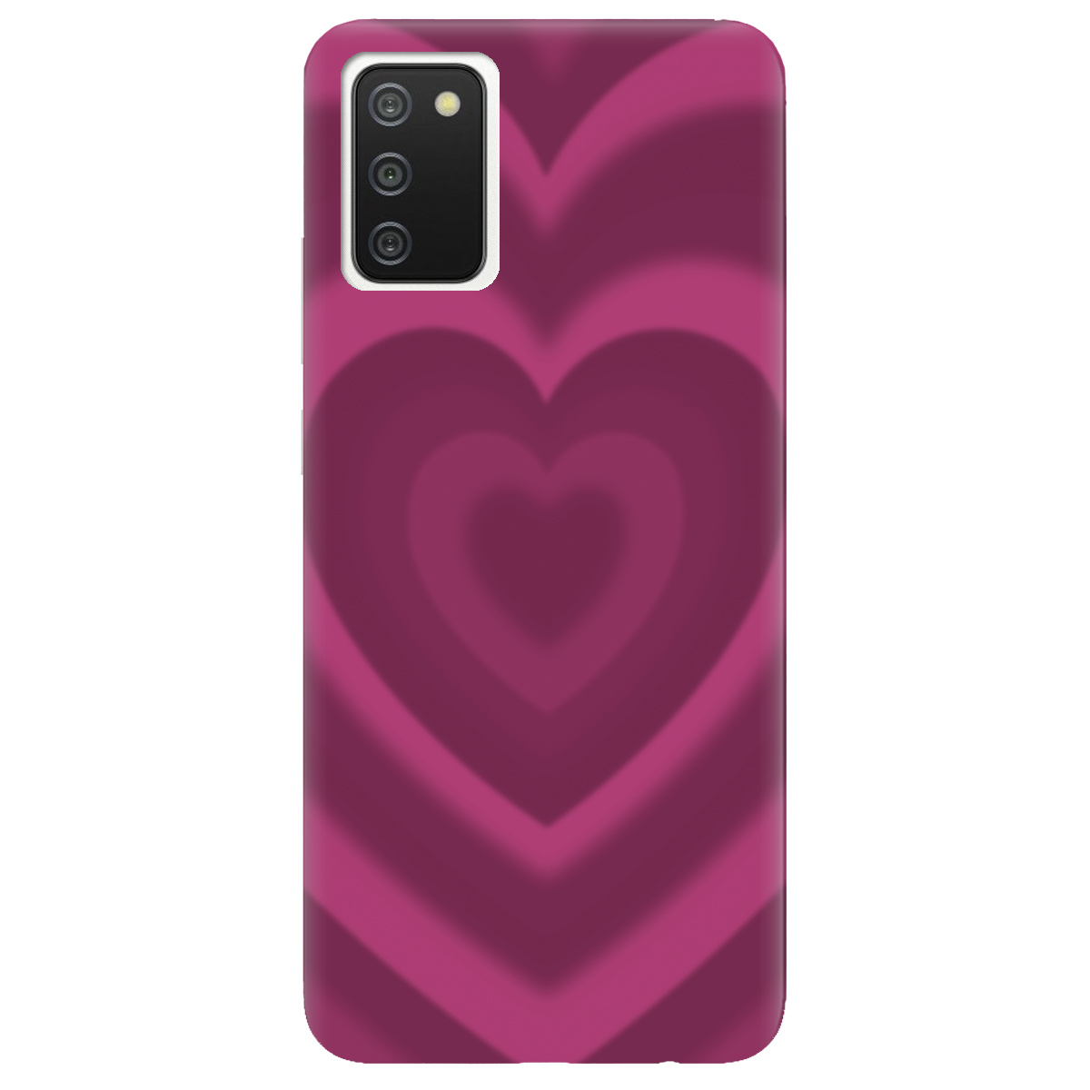 Чехол для Samsung Galaxy A02s Pink Heart - фото 1 - Чехлы для телефонов