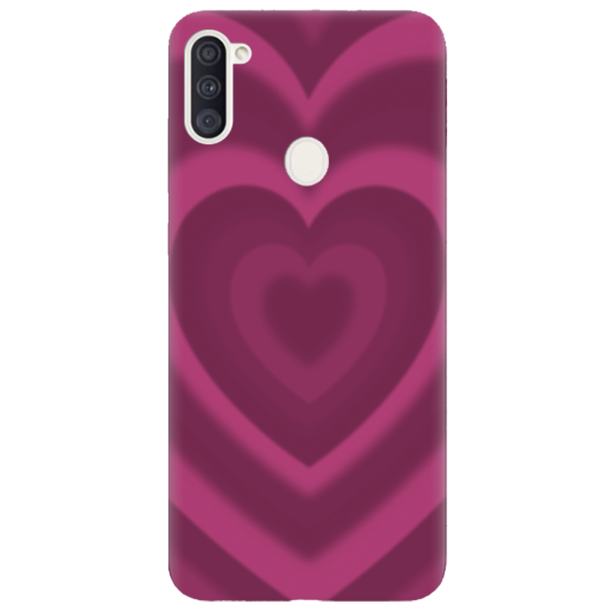 Чехол для Samsung Galaxy M11 Pink Heart - фото 1 - Чехлы для телефонов